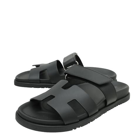 hermes chypre sandals black|hermes chypre sandal price.